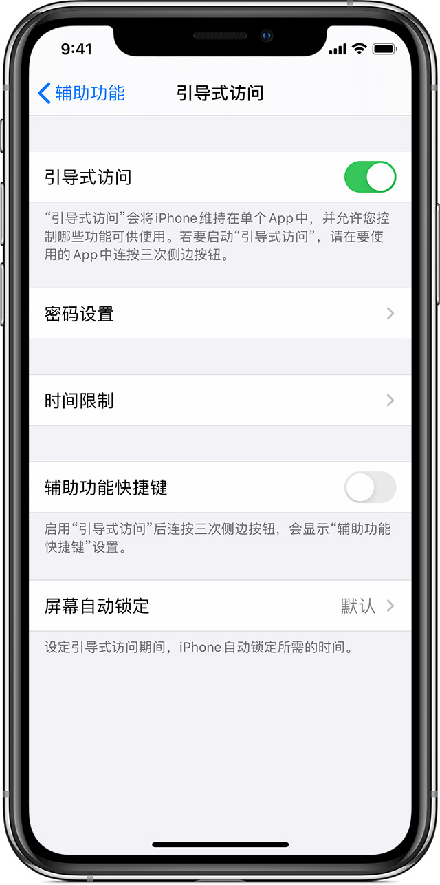 嘉黎苹果手机维修分享如何在 iPhone 上退出引导式访问 