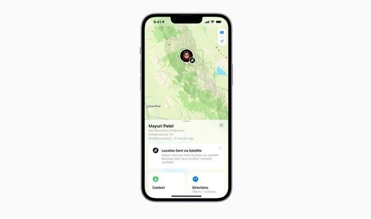 嘉黎苹果14维修分享iPhone14系列中 FindMy功能通过卫星分享位置方法教程 